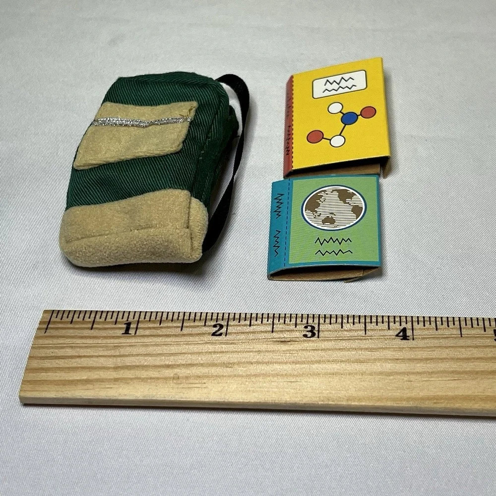 Vintage Cool School Ken Barbie 1999 Student Backpack Books Rare‎ 90s